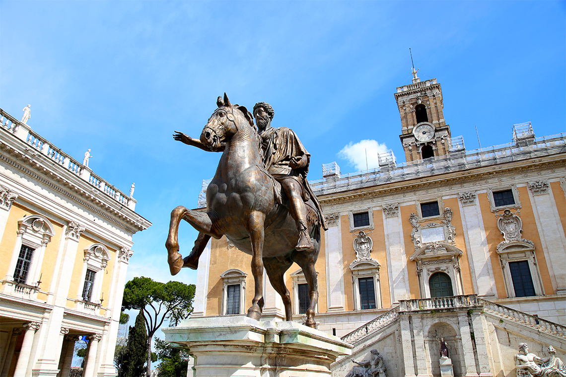 Конная статуя Марка Аврелия, Палаццо Нуово, Рим