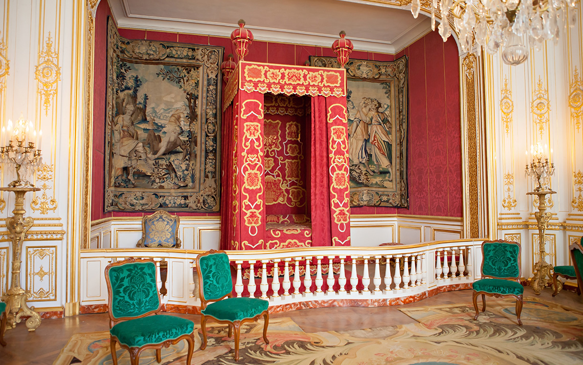 Интерьер замка Шамбор во Франции