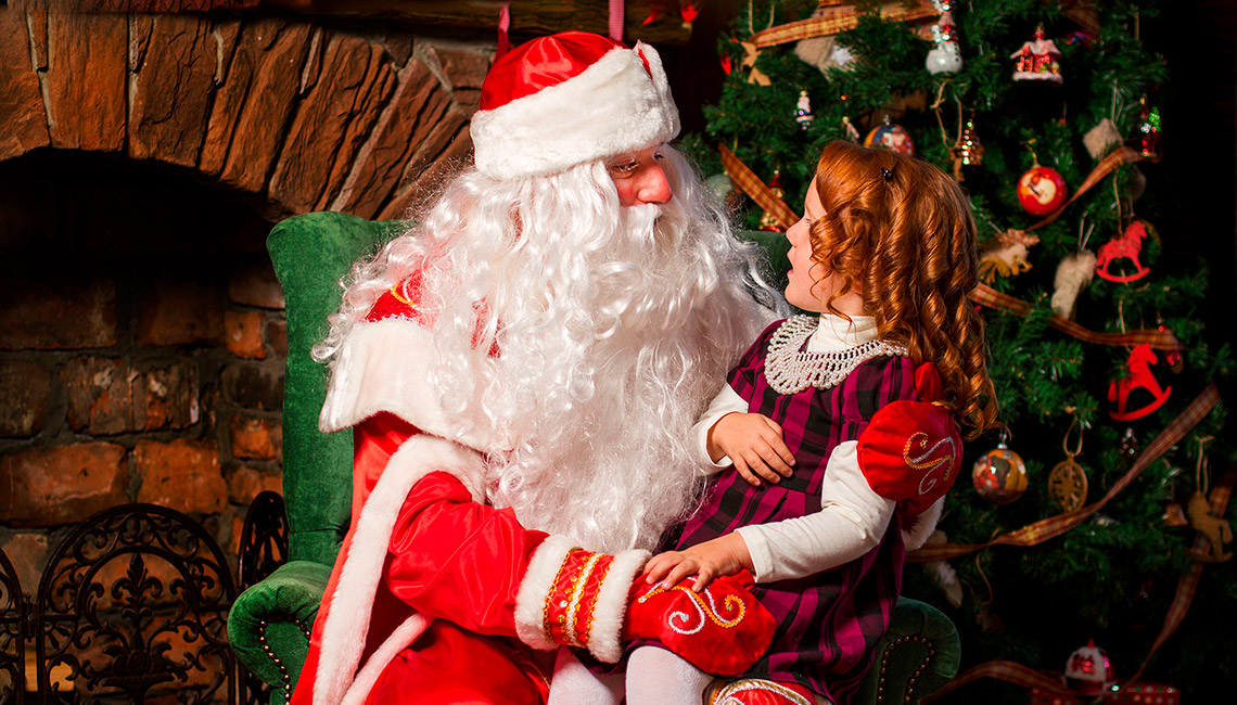 Новогодние подарки и встреча с Дедом Морозом